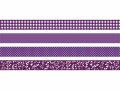 Heyda Washi Tape Colour Code Purple Violett, Detailfarbe