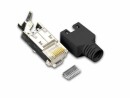 Wirewin Stecker RJ45 Hirose TM11 50 Stück, Schwarz