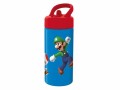 Amscan Trinkflasche Super Mario 410 ml, Material: Aluminium