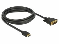 DeLock Kabel HDMI - DVI, 2m, bidirektional