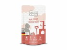 Mjamjam Nassfutter Quetschie Mahlzeit mit Herzen, 125 g