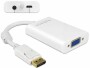 DeLock Adapterkabel DP - VGA Weiss, Kabeltyp: Adapterkabel