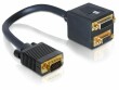 DeLock 2-Port Signalsplitter VGA - VGA/DVI-A, Anzahl Ports: 2