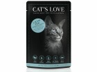 Cat's Love Nassfutter Adult Lachs, 12 x 85 g, Tierbedürfnis