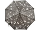 Esschert Design Regenschirm Reflektor Sterne, Detailfarbe: Schwarz, Weiss