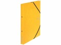VON Ringbuch mit elastischen Eckbändern, 2.5 cm, Gelb