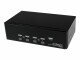 StarTech.com - 4 Port Dual DVI USB KVM Switch w/ Audio & USB Hub