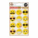 I AM CREA 3D Aufkleber Emojis - 4087.464  12 Stück