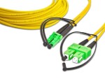 Lightwin LWL-Patchkabel LC/APC-SC/APC, Singlemode, Duplex, 5m