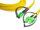 Lightwin LWL-Patchkabel LC/APC-SC/APC, Singlemode, Duplex, 3m