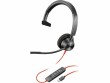 Poly Headset Blackwire 3310 USB-A/C, Schwarz, Microsoft