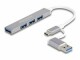 DeLock Dockingstation USB Hub Type C oder USB Typ