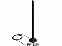DeLock WLAN-Antenne RP-SMA, 30cm RP-SMA 6.5 dBi Rundstrahl