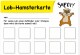 TIME TEX  Lob-Hamsterkarte - 62959     10 Feldern            25 Stück