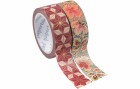 Paperblanks Washi Tape 2 Stk. Hishi/Bukett auf Elfenbein, Detailfarbe