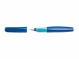 Pelikan Füllfederhalter Twist Medium (M), Blau, Strichstärke