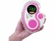 Babysounds Fetal Doppler mit Lautsprecher, Detailfarbe: Pink, Weiss