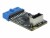 Bild 0 DeLock USB 3.1 Adapter Pfostenbuchse USB-Pinheader - USB Key-A