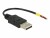 Bild 1 DeLock USB-Stromkabel USB A - Offen 0.1 m, Kabeltyp