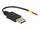 Immagine 2 DeLock Stromkabel, USB-A Stecker -  offen