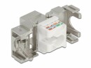 DeLock Keystone-Modul RJ45 - LSA, Cat.6A 180° werkzeugfrei, STP