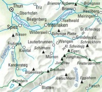 KÜMMERLY+FREY Wanderkarte 325902218 Jungfrau-Region 1:60'000, Dieses