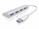 Bild 0 RaidSonic ICY BOX USB-Hub IB-AC6401, Stromversorgung: USB, Anzahl