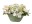Bild 0 Dameco Kunstblume im grünen Korb 38 cm, Produkttyp: Topfpflanze