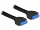 Bild 1 DeLock USB3.0 Pinheaderkabel 45 cm intern, Datenanschluss Seite