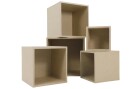 décopatch Papp-Schachtel Cube 5 Boxen, Form: Eckig