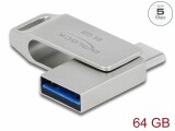 DeLock USB-Stick 3.2 Gen 1 USB-C + Typ-A 64