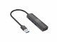 Image 2 onit USB-A-Hub 3A1RJ45, Stromversorgung: USB, Anzahl Ports: 4