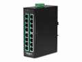 TRENDNET TI-PG160 - Switch - unmanaged - 16 x