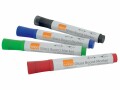 Nobo Whiteboard-Marker Ink Trocken, Mehrfarbig, 4 Stück