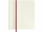 Moleskine Notizbuch Classic A6, Liniert, Softcover Scharlachrot