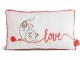 Nici Green Kissen Katze Love 43 x 25 cm, Material