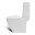 Bild 4 vidaXL Toilette und Bidet Set Weiß Keramik