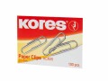 Kores Büroklammer KCR 25 mm, 100 Stück, Verpackungseinheit