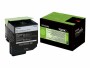 Lexmark Toner 70C2XK0 Black, Druckleistung Seiten: 8000 ×
