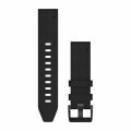 GARMIN QuickFit 22mm Leder-Armband - schwarz