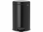 Brabantia Treteimer NewIcon 12 l, Matt Black, Fassungsvermögen: 12