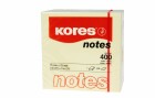 Kores Notizzettel Würfel 7.5 x 7.5 cm, Gelb, Breite