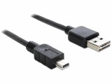 DeLock USB 2.0-Kabel EASY-USB USB A - Mini-USB B