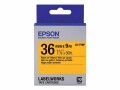 Epson LabelWorks LK-7YBP - Schwarz auf Gelb - Rolle