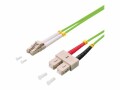 LogiLink - Patch-Kabel - LC/UPC Multi-Modus (M) zu SC/UPC