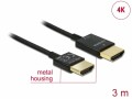 DeLock Kabel 4K 60Hz HDMI - HDMI, 3 m