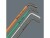 Bild 1 Wera Winkelschlüssel-Set T8-T40 farbig HF lang, Kugelkopf