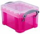 USEFULBOX Kunststoffbox           0,14lt - 68501218  transparent pink