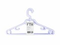 FTM Kleiderbügel 10 Stück, Blauweiss, Material: Kunststoff