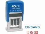 Colop Wort- und Datumsstempel Mini-Dater Eingegangen, Blau